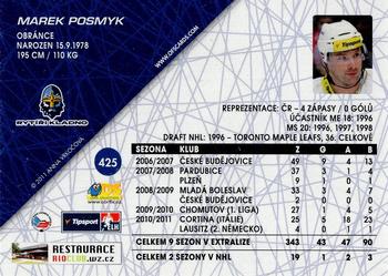 2011-12 OFS Plus #425 Marek Posmyk Back