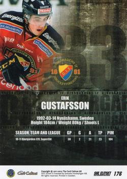 2011-12 SHL Elitset #176 Erik Gustafsson Back