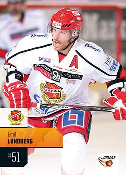 2014-15 HockeyAllsvenskan #HA-040 Emil Lundberg Front