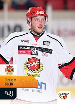 2014-15 HockeyAllsvenskan #HA-045 Sebastian Selin Front