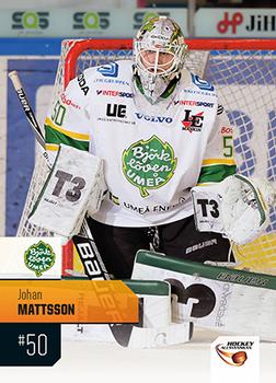 2014-15 HockeyAllsvenskan #HA-098 Johan Mattsson Front
