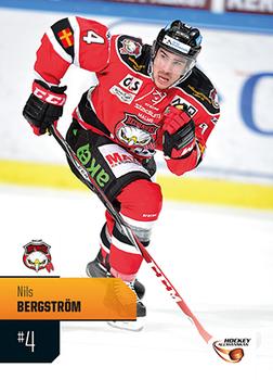 2014-15 HockeyAllsvenskan #HA-155 Nils Bergstrom Front