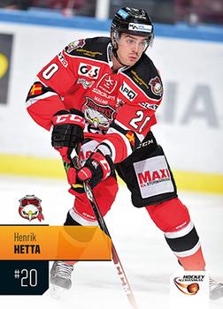 2014-15 HockeyAllsvenskan #HA-156 Henrik Hetta Front