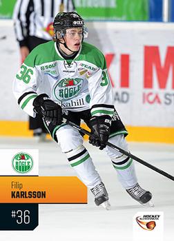 2014-15 HockeyAllsvenskan #HA-228 Filip Karlsson Front