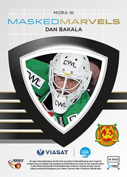 2014-15 HockeyAllsvenskan - Masked Marvels #HA-MM08 Dan Bakala Back