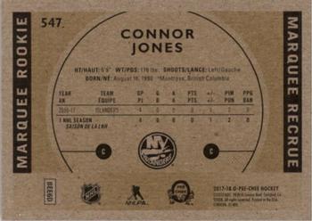 2017-18 O-Pee-Chee - Retro #547 Connor Jones Back