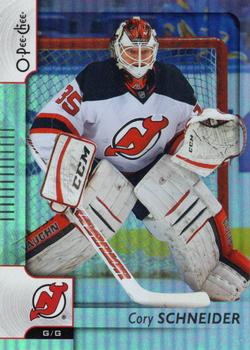 2017-18 O-Pee-Chee - Rainbow Foil #256 Cory Schneider Front