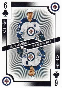 2017-18 O-Pee-Chee - Playing Cards #6♣ Mark Scheifele Front