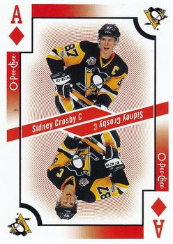2017-18 O-Pee-Chee - Playing Cards #A♦ Sidney Crosby Front