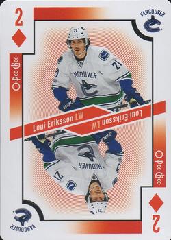 2017-18 O-Pee-Chee - Playing Cards #2♦ Loui Eriksson Front