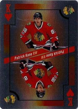 2017-18 O-Pee-Chee - Playing Cards Foil #K♥ Patrick Kane Front