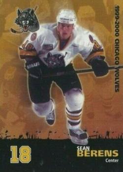 1999-00 Campaign Communications Chicago Wolves (IHL) #12 Sean Berens Front