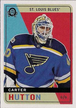 2017-18 O-Pee-Chee - Retro Blank Back #NNO Carter Hutton Front