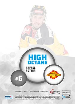 2015-16 Playercards Premium (EBEL) - High Octane #EBEL-HO02 Rafael Rotter Back