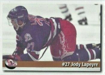 1995-96 Tri-City Americans (WHL) #NNO Jody Lapeyre Front