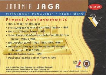 1995-96 NHL / NHLPA Cool Trade #20 Jaromir Jagr Back