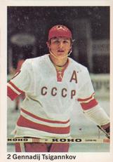 1974-75 Williams Hockey (Swedish) #2 Gennadij Tsigannkov Front