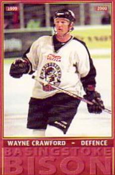 1999-00 Basingstoke Bison (BNL) #9 Wayne Crawford Front