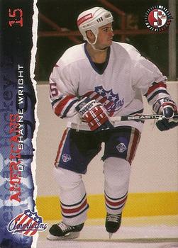 1996-97 SplitSecond Rochester Americans (AHL) #NNO Shayne Wright Front