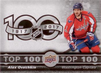 2017-18 Upper Deck Tim Hortons - Top 100 #TOP-3 Alex Ovechkin Front