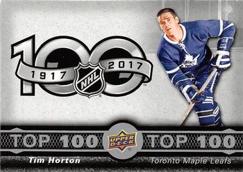 2017-18 Upper Deck Tim Hortons - Top 100 #TOP-7 Tim Horton Front