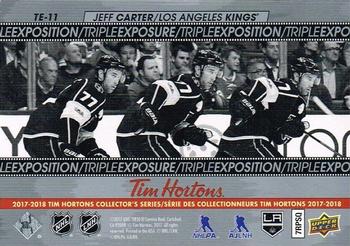 2017-18 Upper Deck Tim Hortons - Triple Exposure #TE-11 Jeff Carter Back