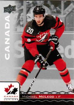 2017 Upper Deck Team Canada Juniors #5 Michael McLeod Front