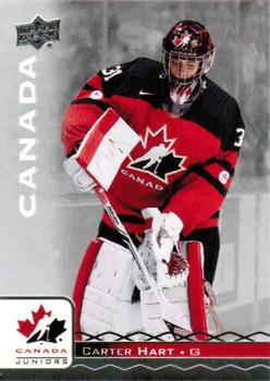 2017 Upper Deck Team Canada Juniors #7 Carter Hart Front