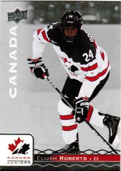 2017 Upper Deck Team Canada Juniors #77 Elijah Roberts Front