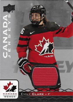 2017 Upper Deck Team Canada Juniors - Canada Jerseys #26 Emily Clark Front
