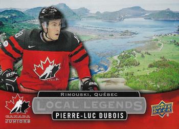 2017 Upper Deck Team Canada Juniors - Local Legends #LL-PD Pierre-Luc Dubois Front