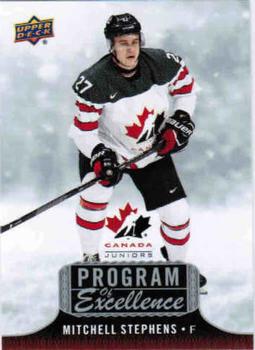 2017 Upper Deck Team Canada Juniors - Program of Excellence #POE-4 Mitchell Stephens Front