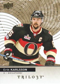 2017-18 Upper Deck Trilogy #26 Erik Karlsson Front