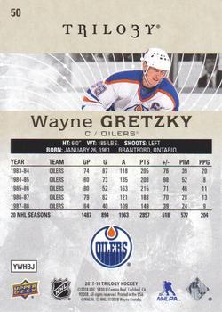2017-18 Upper Deck Trilogy #50 Wayne Gretzky Back