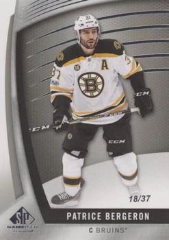 2017-18 SP Game Used #43 Patrice Bergeron Front