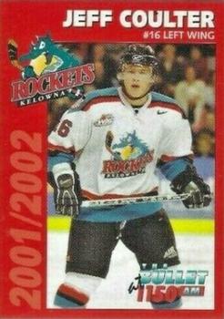 2001-02 Kelowna Rockets (WHL) #NNO Jeff Coulter Front