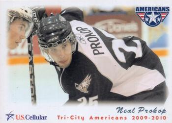 2009-10 Grandstand Tri-City Americans (WHL) #19 Neal Prokop Front
