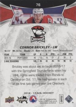 2016-17 Upper Deck AHL - Green #76 Connor Brickley Back