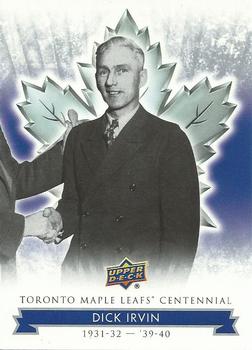 2017 Upper Deck Toronto Maple Leafs Centennial #31 Dick Irvin Front