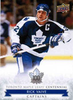 2017 Upper Deck Toronto Maple Leafs Centennial #106 Rick Vaive Front