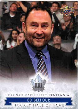 2017 Upper Deck Toronto Maple Leafs Centennial #168 Ed Belfour Front