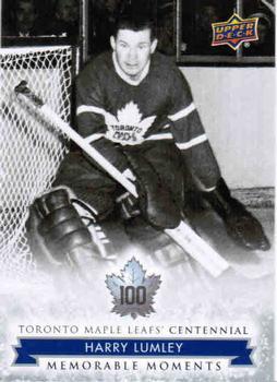 2017 Upper Deck Toronto Maple Leafs Centennial #175 Harry Lumley Front