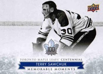 2017 Upper Deck Toronto Maple Leafs Centennial #178 Terry Sawchuk Front