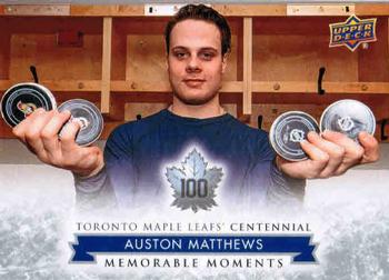 2017 Upper Deck Toronto Maple Leafs Centennial #199 Auston Matthews Front