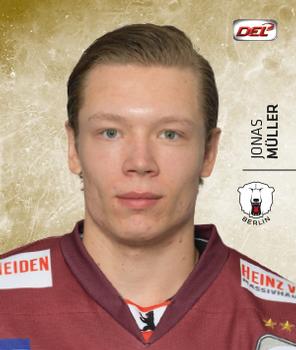 2017-18 Playercards Stickers (DEL) #36 Jonas Muller Front