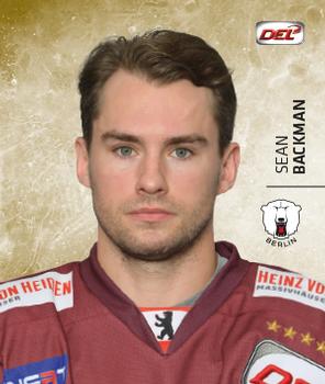 2017-18 Playercards Stickers (DEL) #48 Sean Backman Front