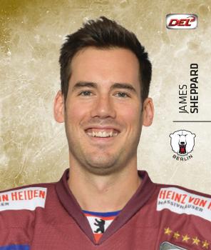 2017-18 Playercards Stickers (DEL) #50 James Sheppard Front