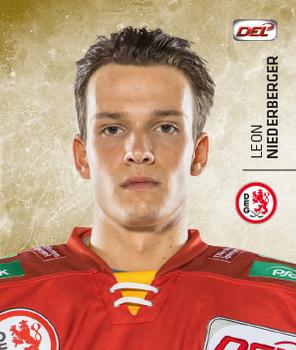 2017-18 Playercards Stickers (DEL) #96 Leon Niederberger Front