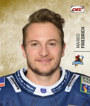 2017-18 Playercards Stickers (DEL) #144 Marko Friedrich Front