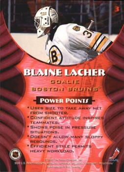1994-95 Finest - Bowman's Best Refractors Rookies #3 Blaine Lacher Back